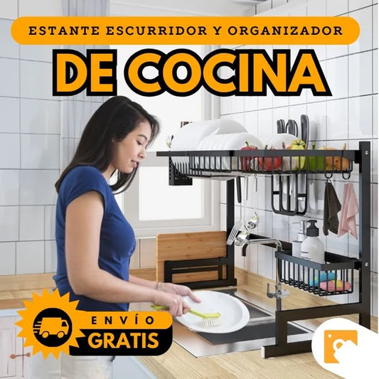 ORGANIZADOR Y ESCURRIDOR DE PLATOS™